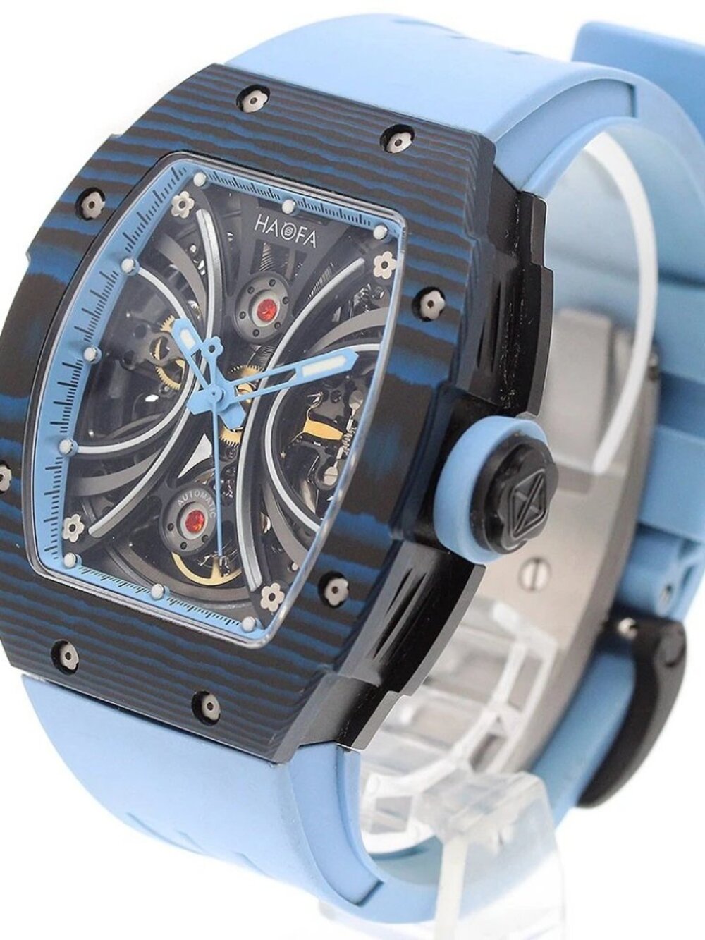HAOFA mechanical 1909 skeleton Dial Automatic Men's Watch_916216